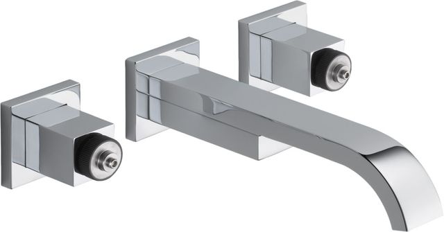 Brizo Siderna® Polished Chrome 9" 2-Handle Wall Mount Lavatory Faucet-0