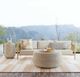 Classic Home Leo Taupe Fabric Outdoor Sofa -1