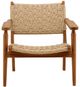 Dovetail Furniture Parley Natural Synthetic Rattan/Teak Wood Outdoor Occasional Chair-1