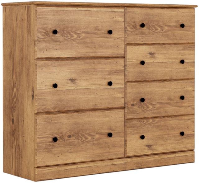 Perdue Woodworks 12,000 Essential Brown 48" 7-Drawer Chest-0