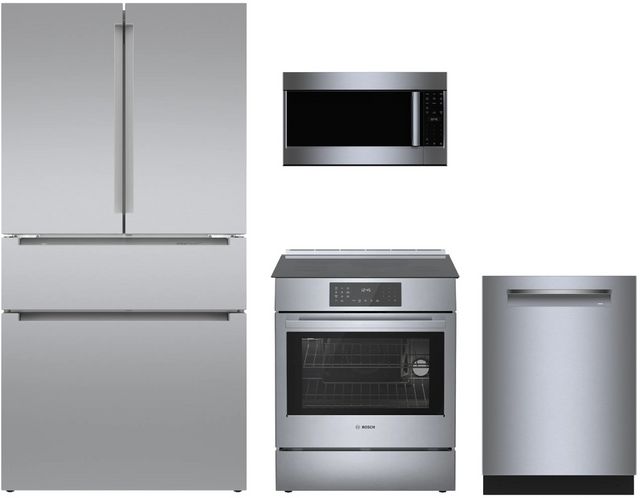 Bosch 4 Piece Stainless Steel Kitchen Package