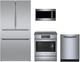 Bosch 4 Piece Stainless Steel Induction Kitchen Package-0