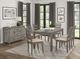 Mazin Furniture Bainbridge Gray Side Dining Chair-2