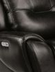 Flexsteel® Trip Black Power Gliding Recliner with Power Headrest-1