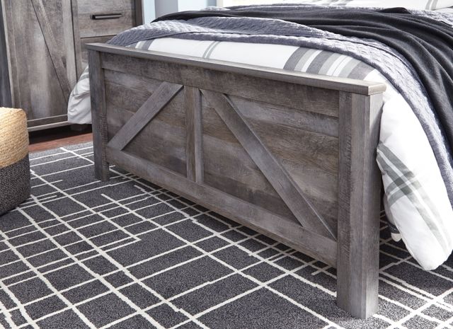 Signature Design by Ashley® Wynnlow Gray King Crossbuck Panel Bed-6