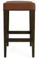 Bassett® Furniture Customizable Vail Leather Saddle Counter Stool-2
