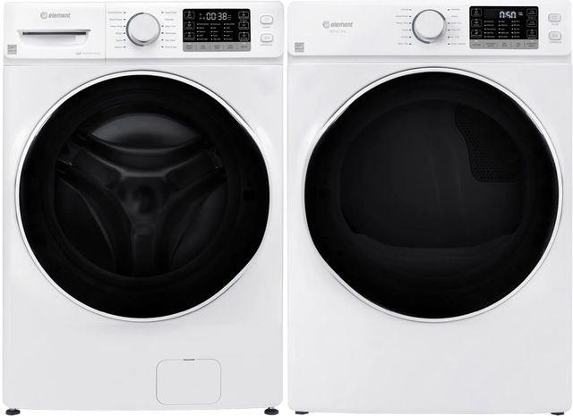 Element® White Front Load Laundry Pair-0