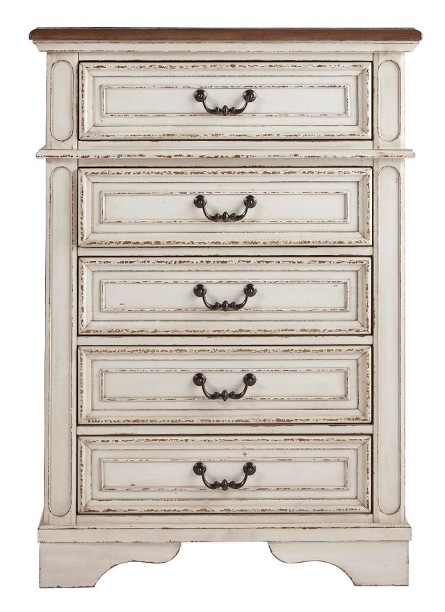 Signature Design by Ashley® Realyn Chipped White Chest-1