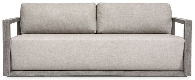 Uttermost® Remsen Dove/Weathered Gray Wooden Outdoor Sofa-3