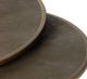 Four Hands Brass Shagreen Nesting Coffee Table-4