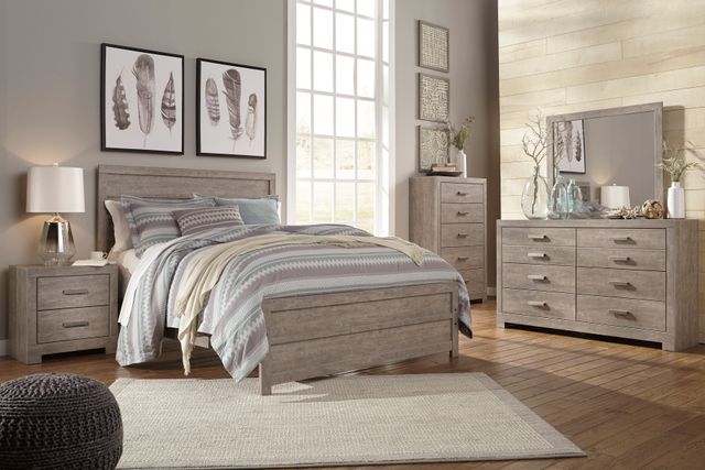 Signature Design by Ashley® Culverbach 2-Piece Gray King Panel Bed Set-3