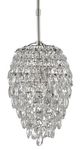 Currey & Company Aisling Polished Nickel Pendant-1