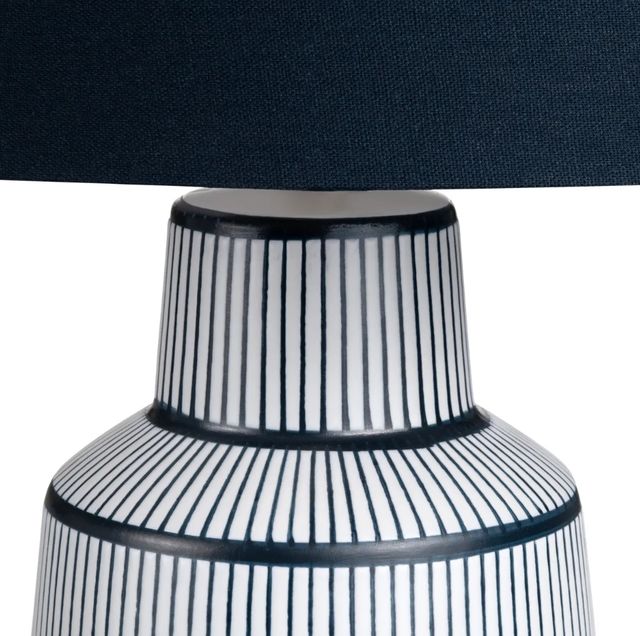 Crestview Collection Thorne Navy-White Table Lamp-1