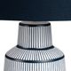 Crestview Collection Thorne Navy-White Table Lamp-1