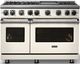 Viking® 7 Series 48" Pure White Pro Style Gas Range with Griddle-2