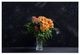 A & B Home Orange Eva Hydrangea Stem-2