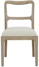 Bernards Pagosa Ivory/Oak Wood Back Dining Chair-1