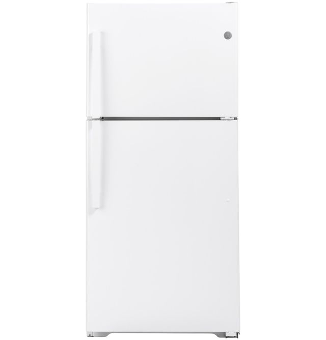 GE® 30" 19.1 Cu. Ft. White Top Freezer Refrigerator-0