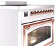 Ilve® Nostalgie II Noblesse 36'' Custom RAL Color Pro Style Induction Range with Copper Trim-4
