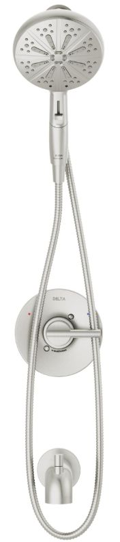 Delta Nicoli® Monitor® 14 Series Stainless Tub and Shower with SureDock® Hand Shower-3