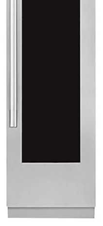 SKS 18" Stainless Steel Right Hinge Column Refrigerator Glass Door Panel Kit-1