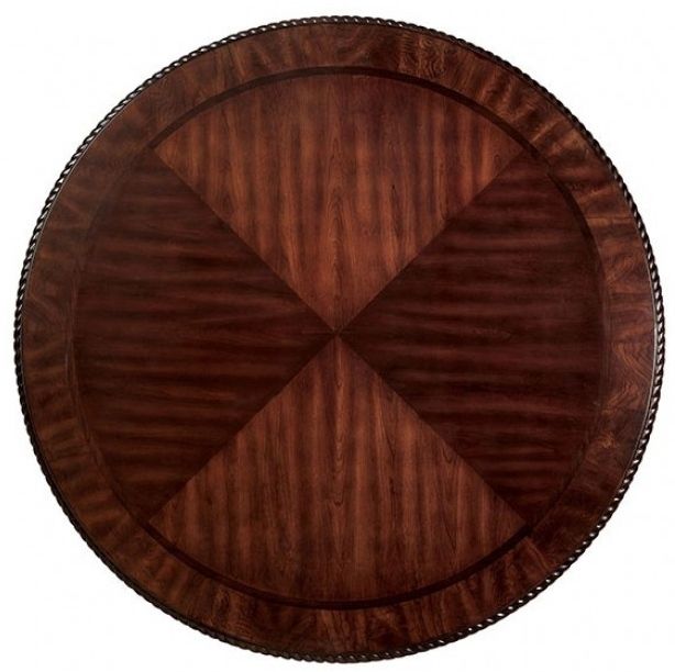 Furniture of America® Bellagio 7-Piece Brown Cherry Round Dining Table Set-3
