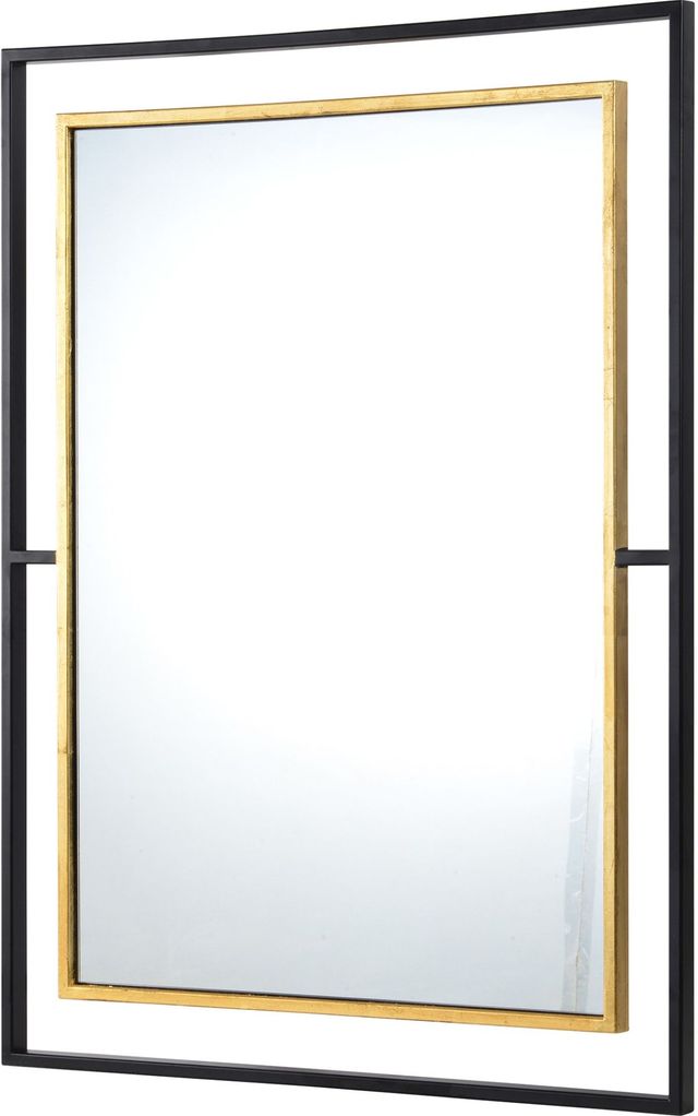 Renwil® Gray Gold Leaf & Black Mirror-1
