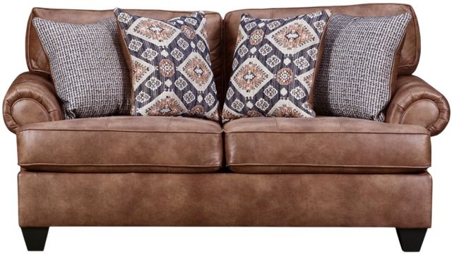 American Wholesale Furniture Eastwood Camel Loveseat-0