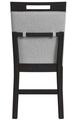 Elements International Transcend Charcoal/Light Gray Counter Side Chair-4