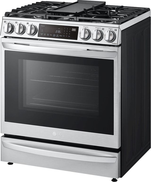 LG 30" PrintProof™ Stainless Steel Slide-In Gas Range-2