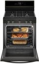 Whirlpool® 30" Fingerprint Resistant Black Stainless Steel Freestanding Gas Range-3