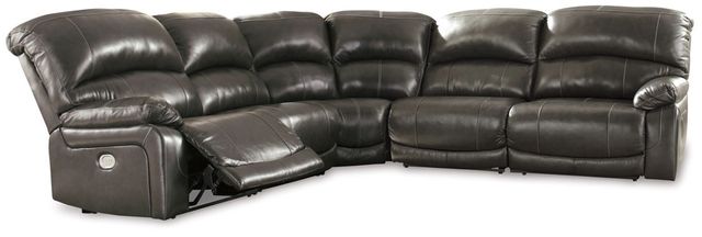 Signature Design by Ashley® Hallstrung 5-Piece Gray Power Reclining Sectional-0