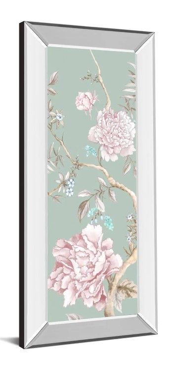 Classy Art Oriental Garden I by Eva Mirrored Frame Wall Art-1