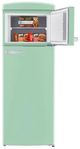 Unique® Appliances Classic Retro 22'' 7.5 Cu. Ft. Summer Mint Green Top Freezer Refrigerator-4