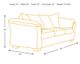 Signature Design by Ashley® Darcy Cobblestone Sofa-3