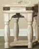 Riverside Furniture Regan Farmhouse White Chairside Table-1