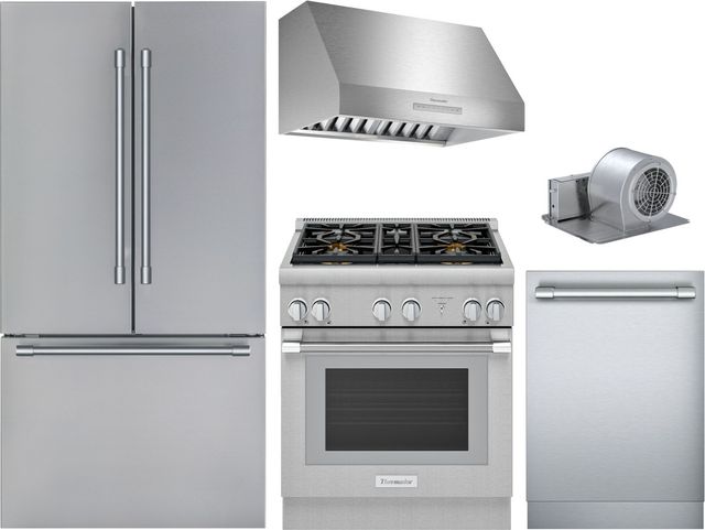 Thermador® 5 Piece Stainless Steel Kitchen Package -0