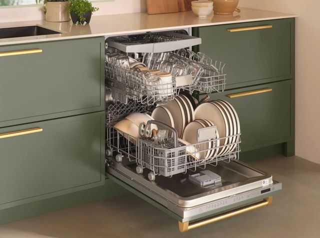 BlueStar 24" Panel Ready Top Control Built-In Dishwasher with Plated Trim-1