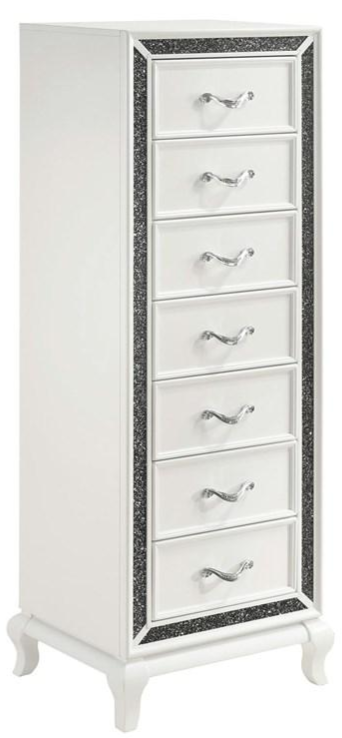 New Classic® Home Furnishings Park Imperial White Lingerie Chest-0