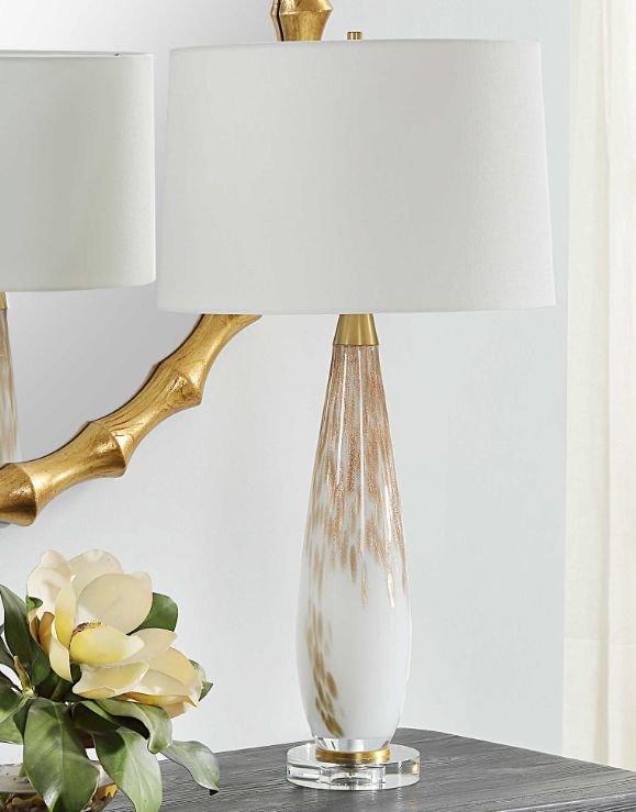 Uttermost® Lyra Metallic Gold Table Lamp-1