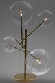 YHD Antique Brass 4-Light Portable Lamp-2