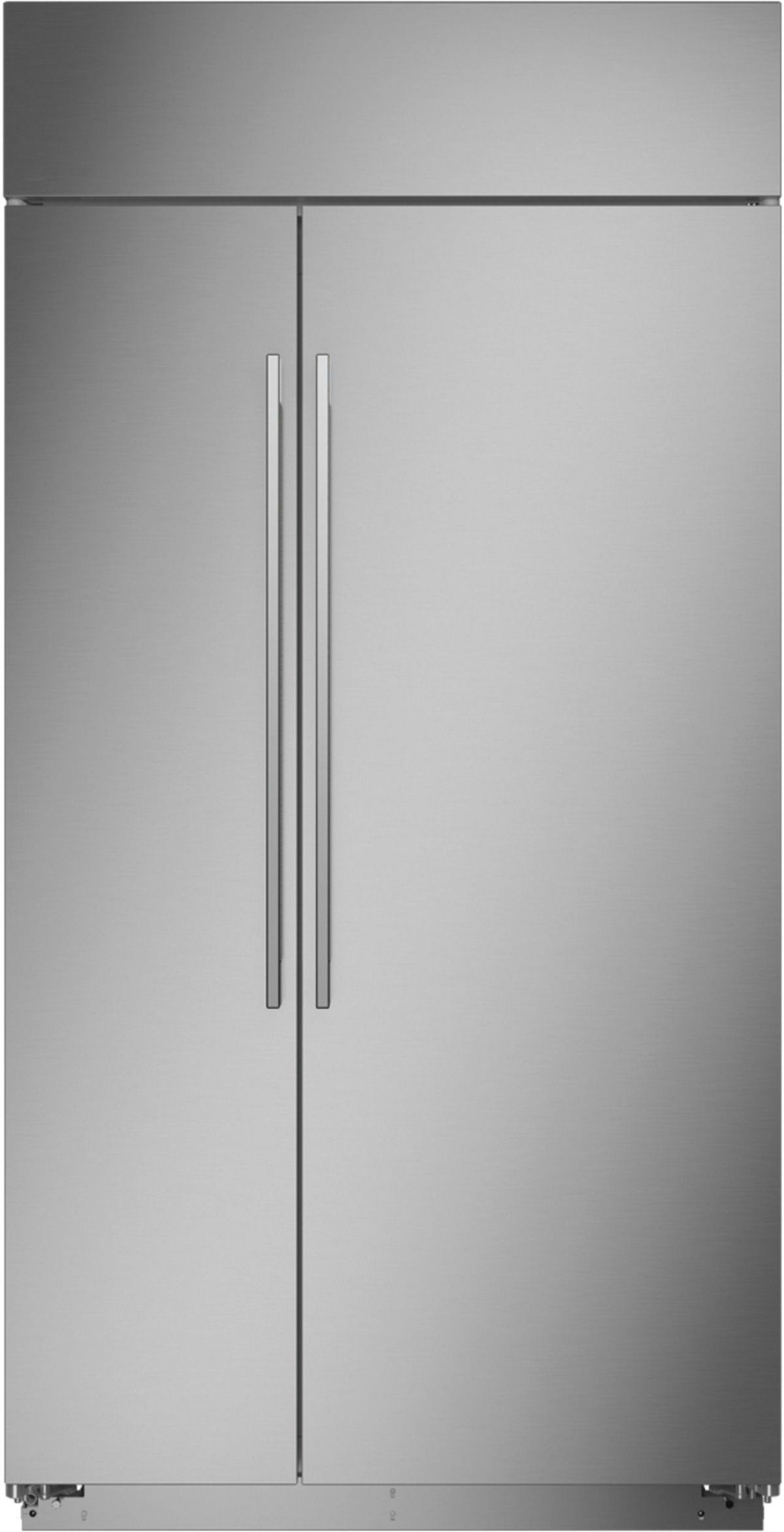 Monogram® 42 in. 25.1 Cu. Ft. Stainless Steel Built In Counter Depth Side-by-Side Refrigerator