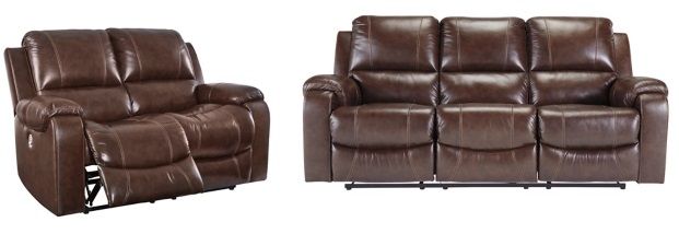 Signature Design by Ashley® Rackingburg 2-Piece Mahogany Living Room Set-0