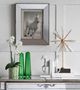 A & B Home 2-Piece Gray/White Daven Galloping Horse Wall Art Set-3
