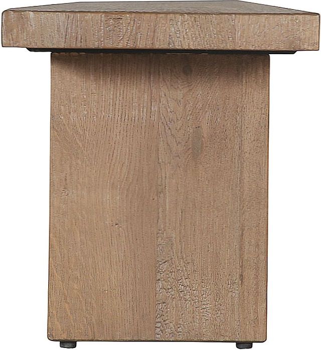 Moe's Home Collection Koshi Sandblasted Amber Oak Bench-3