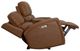 Flexsteel® Linden Caramel Power Reclining Loveseat with Console and Power Headrests and Lumbar-4