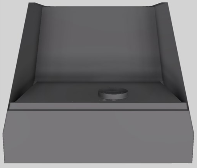 Vent-A-Hood® Designer Series 36" Gunsmoke Wall Mounted Range Hood-3
