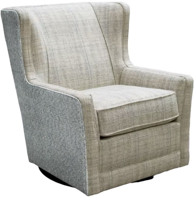 England Furniture Customizable Willow Fabric Swivel Chair-0
