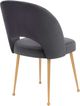 TOV Furniture Swell Dark Grey Velvet Chair-2