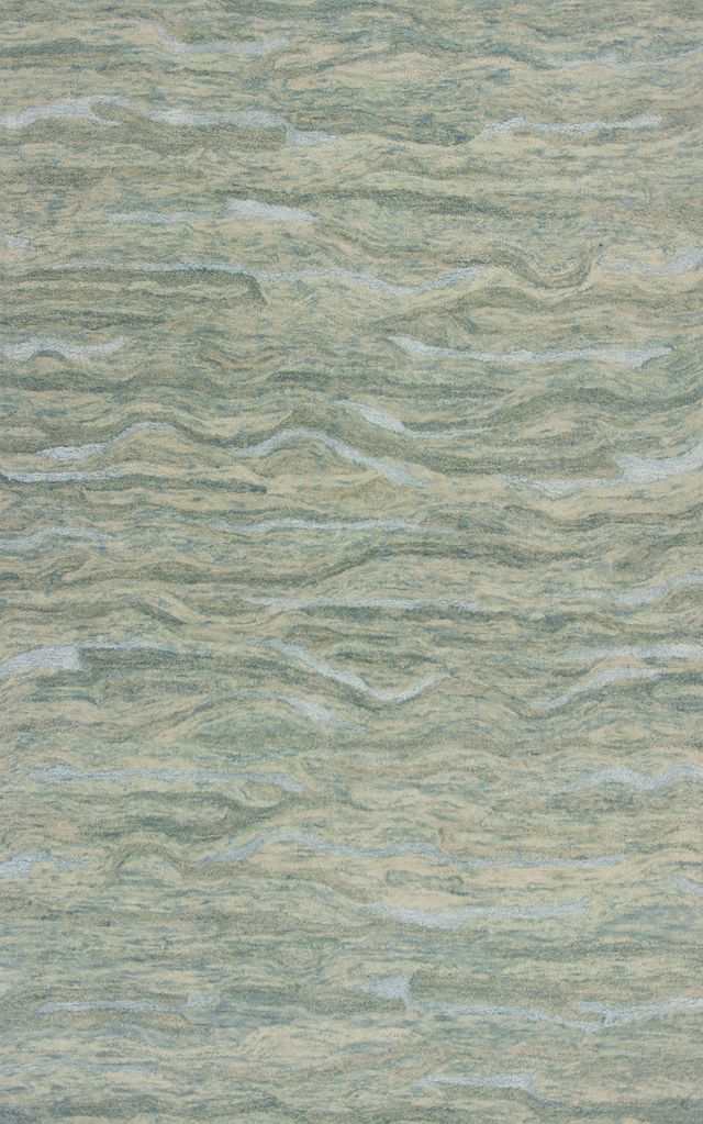 KAS Rugs Serenity Seafoam Breeze 5'x7' Rug-0
